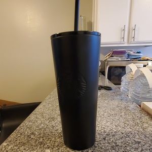 Starbucks Matte Black Stainless Steel Tumbler
